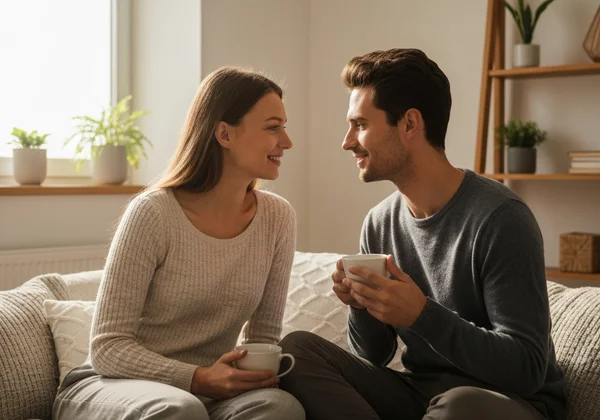 Couple sharing quality time, connection ritual