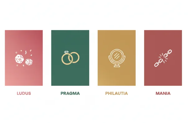 Types of love comparison chart