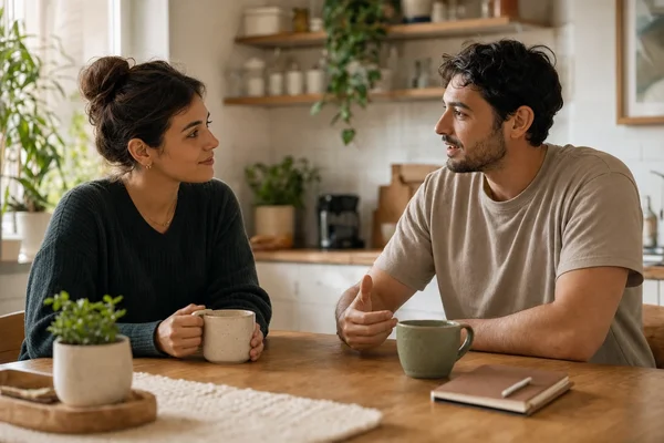 Gentle relationship conversation