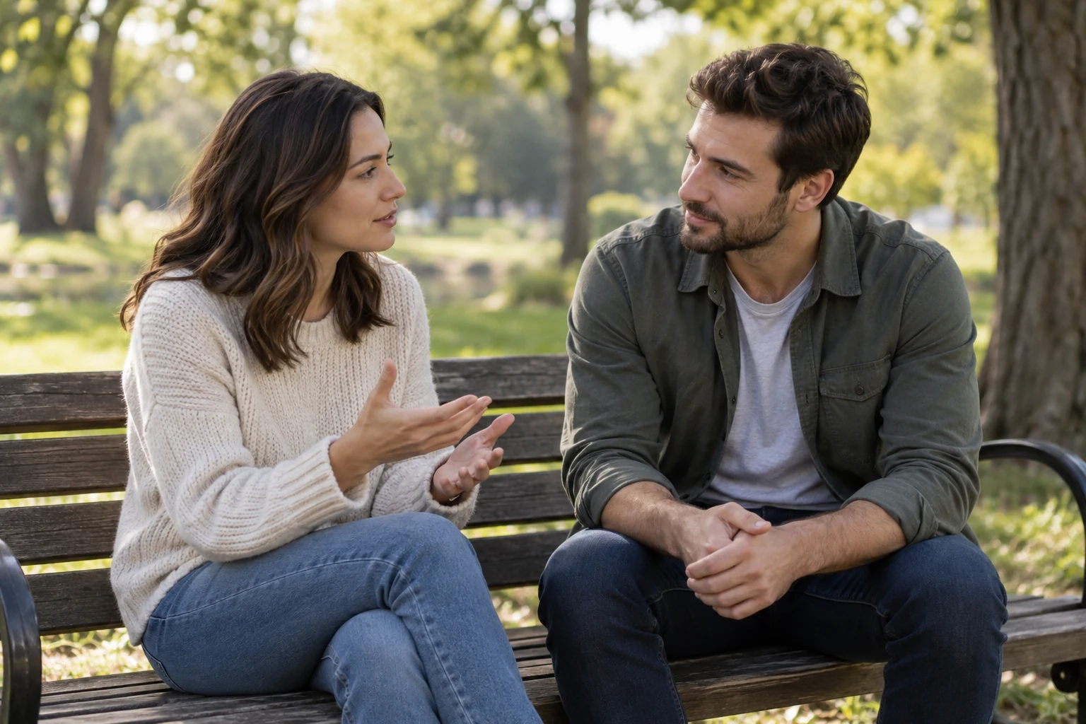 Thoughtful relationship conversation